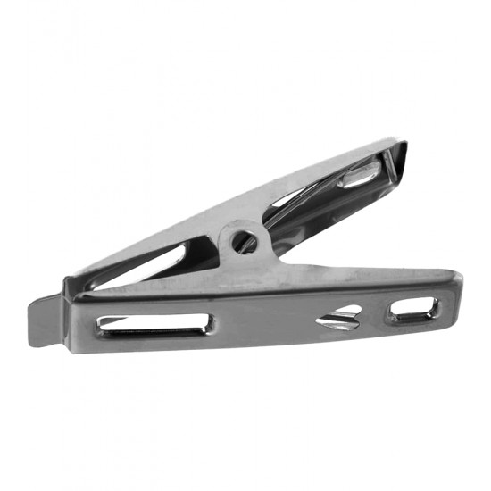 Jogo 6 Prendedores 5cm Aço Inox Para Embalagens Midi